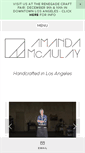 Mobile Screenshot of amandamcaulay.com